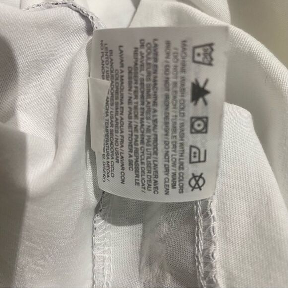 Nike White Swoosh Short Sleeve Shirt Mens Size Small - Picture 4 of 7